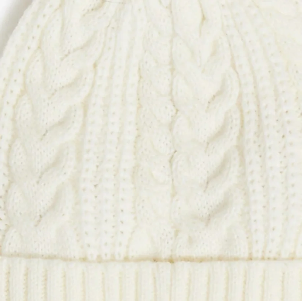 JCrew Cable Pom Beanie